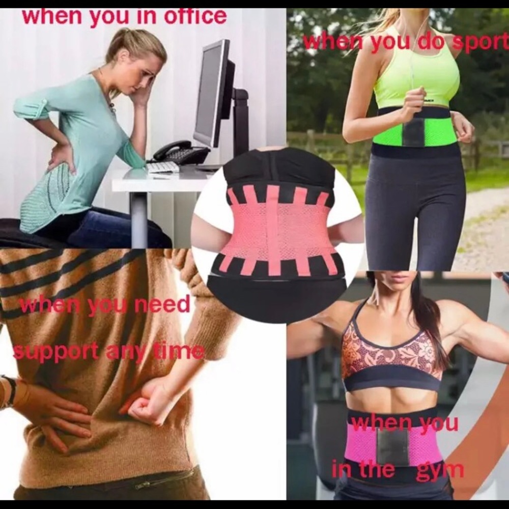 Slimming belt back posture